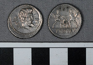 Thumbnail of Coin: Roman Republic, Denarius (1919.63.0981)