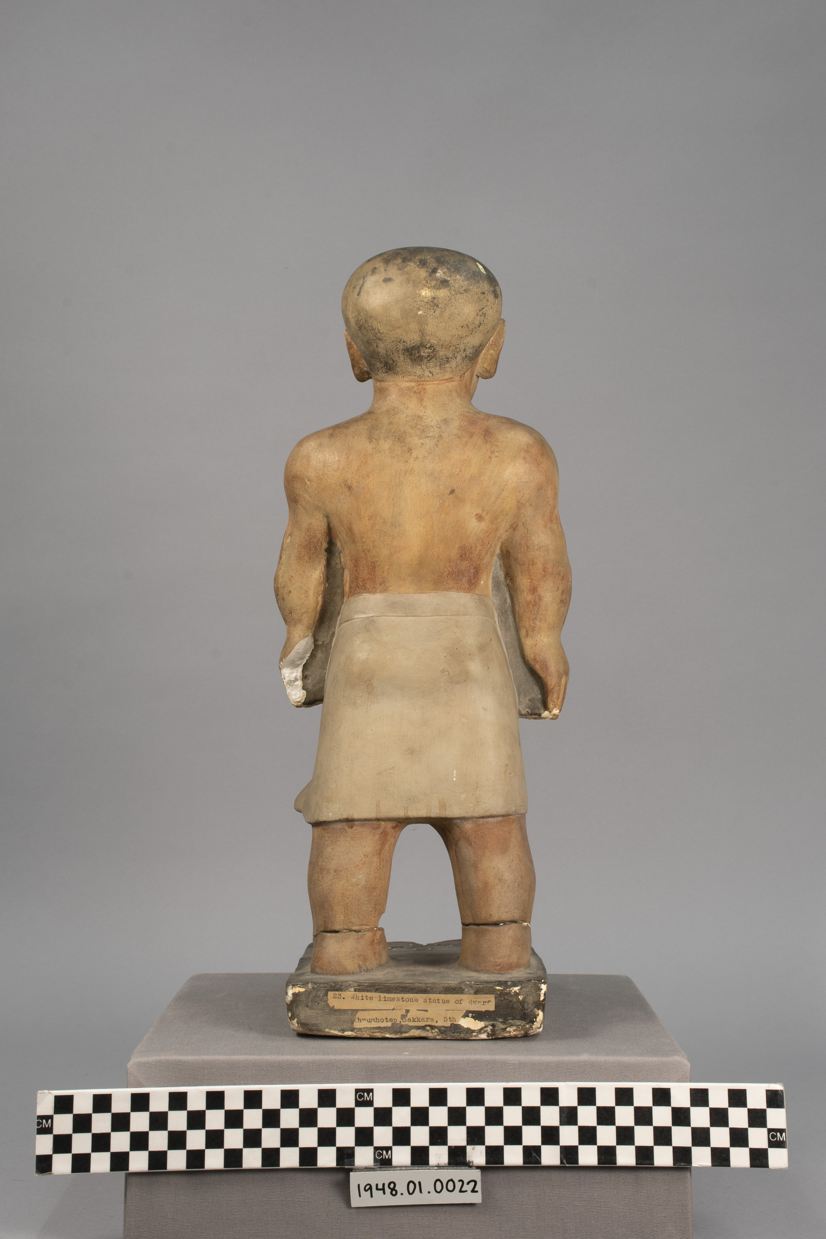 Cairo Egypt pottery plaster cast image figure on the boarder of