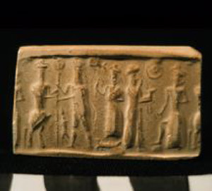 Thumbnail of Plaster Impression of Cylinder Seal by Edith Porada  (1900.53.0068B)