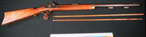 Thumbnail of Reproduction Percussion-Cap Rifle (1996.24.2038A)