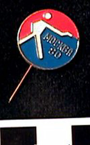 Thumbnail of Commemorative Olympic Stick Pin:  Standing Figure (1980.09.0027)