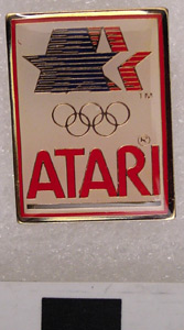 Thumbnail of Olympic Commemorative Pin:  Atari Los Angeles 1984 (1984.18.0012)