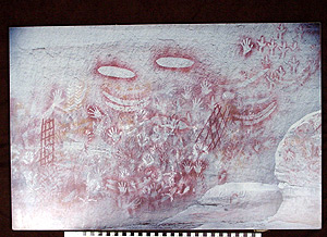 Thumbnail of Photographic Print: Aboriginal Rock Painting (1999.12.0001)