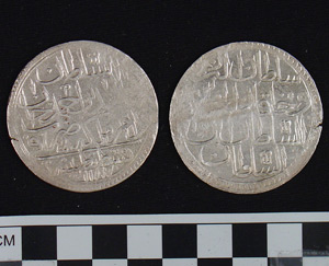 Thumbnail of Coin: Ottoman silver Altmishlik (1971.15.1712)