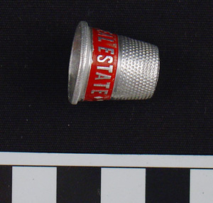 Thumbnail of Thimble from Parfleche Sewing Kit (1996.24.0454F)