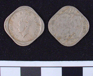 Thumbnail of Coin: British India, 1/2 Anna (1984.16.0162)