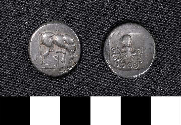 Thumbnail of Coin: Drachm, Eretria (1900.63.0029)