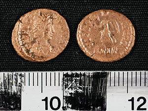 Thumbnail of Coin: AE 4 of Theodosius I (1900.63.1176)