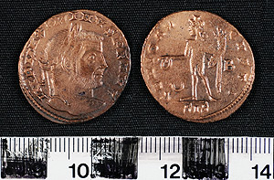 Thumbnail of Coin: Follis of Galerius Maximianus (1919.63.0352)