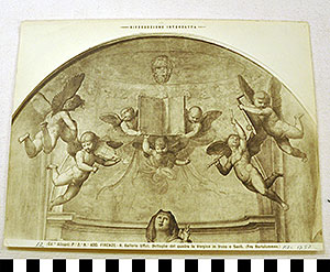 Thumbnail of Print: Dettaglio del Quadro la Vergine in Trono e Santi (1949.15.0037)