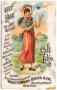 Thumbnail of Business Advertisement Card: Gilt Edge (1972.21.0059)