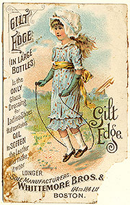 Thumbnail of Business Advertisement Card: "Gilt Edge" (1972.21.0060)