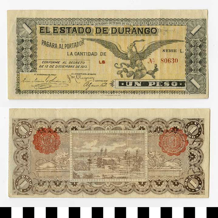 Thumbnail of Bank Note: Mexico, 1 Peso (1992.23.1365)