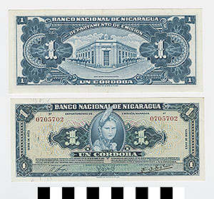Thumbnail of Bank Note: Nicaragua, 1 Cordoba (1992.23.1557)