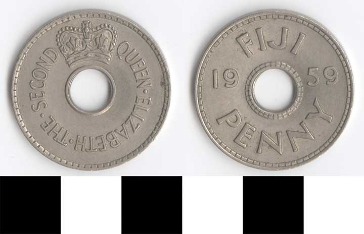 Thumbnail of Coin: Fiji, 1 Penny (1998.03.0311)