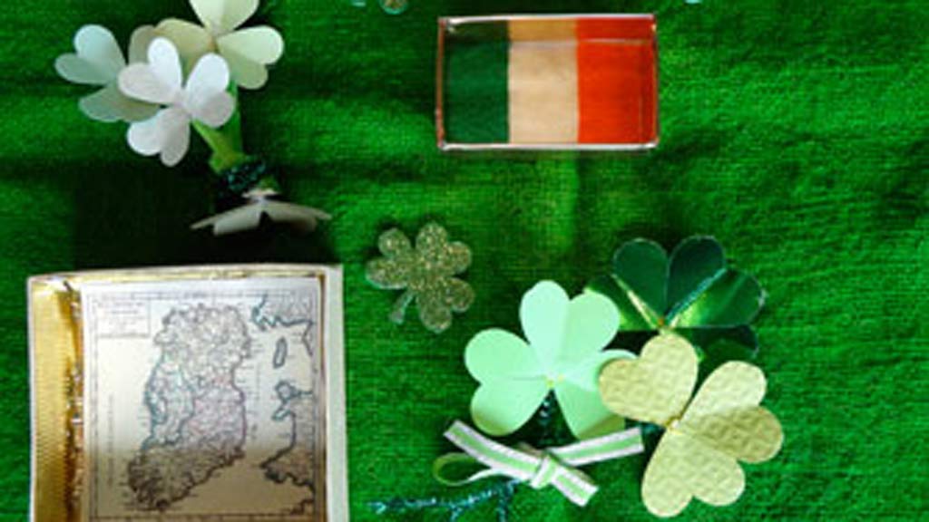 St. Patricks Day craft photo collage